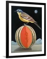 Bird on a Melon-ELEANOR FEIN-Framed Premium Giclee Print