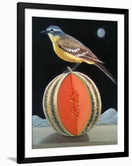 Bird on a Melon-ELEANOR FEIN-Framed Premium Giclee Print