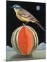 Bird on a Melon-ELEANOR FEIN-Mounted Premium Giclee Print