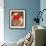 Bird on a Perch-Suzanne Laurendeau-Framed Art Print displayed on a wall