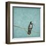 Bird On Branch 2-Jace Grey-Framed Art Print