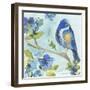 Bird On Branch 2-Marietta Cohen Art and Design-Framed Giclee Print