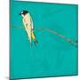 Bird On Branch 4-Jace Grey-Mounted Premium Giclee Print