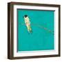 Bird On Branch 4-Jace Grey-Framed Art Print