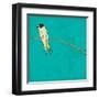 Bird On Branch 4-Jace Grey-Framed Art Print