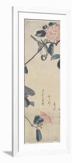 (Bird on Camellia), Early 19th Century-Utagawa Hiroshige-Framed Giclee Print