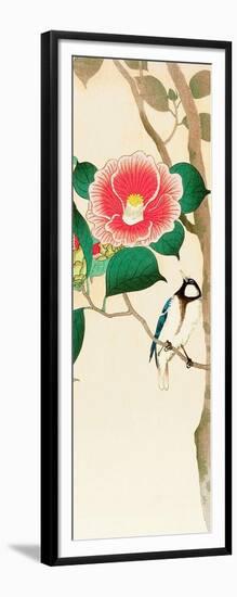 Bird on Camellia-Koson Ohara-Framed Giclee Print