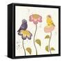 Bird on Flowers-Rouz-Framed Stretched Canvas