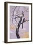 Bird on Lavender-Judy Mastrangelo-Framed Premium Giclee Print