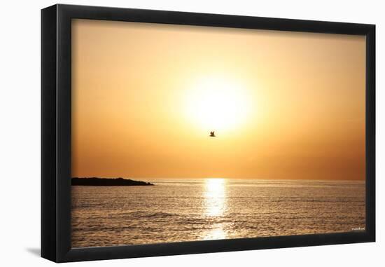 Bird (On the Horizon) Art Poster Print-null-Framed Poster