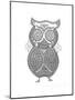 Bird Owl 1-Neeti Goswami-Mounted Art Print