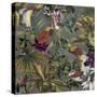 Bird Paradise Neutral-Bill Jackson-Stretched Canvas