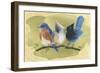 Bird Perch III-Annie Warren-Framed Art Print