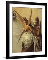 Bird Perching on Jewelled Globe, from Adoration of the Magi, Tripytch, C.1495-Hieronymus Bosch-Framed Giclee Print