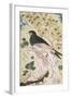 Bird Perching on Rock, 1684-Muin Musavvir-Framed Giclee Print