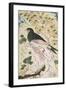 Bird Perching on Rock, 1684-Muin Musavvir-Framed Giclee Print