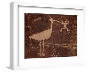 Bird Petroglyph, Petrified Forest National Park, Arizona, United States of America, North America-James Hager-Framed Photographic Print