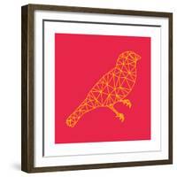 Bird Polygon-Lisa Kroll-Framed Premium Giclee Print