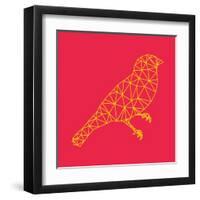 Bird Polygon-Lisa Kroll-Framed Art Print