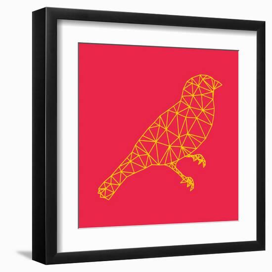 Bird Polygon-Lisa Kroll-Framed Art Print