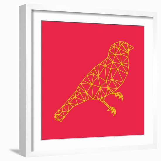 Bird Polygon-Lisa Kroll-Framed Art Print