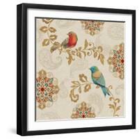 Bird Rainbow IIIA-Daphne Brissonnet-Framed Art Print