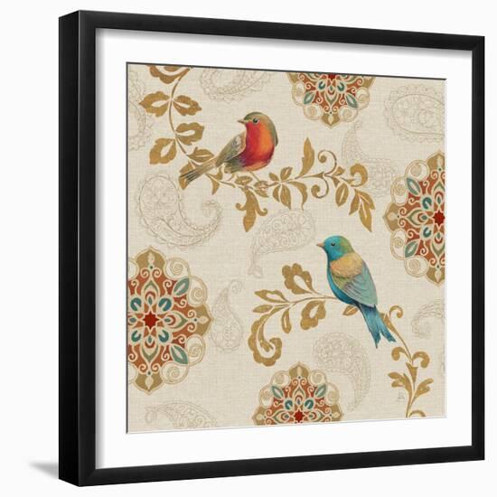 Bird Rainbow IIIA-Daphne Brissonnet-Framed Art Print