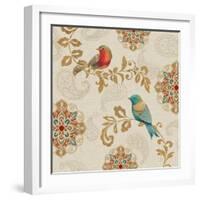 Bird Rainbow IIIA-Daphne Brissonnet-Framed Art Print