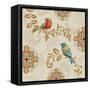 Bird Rainbow IIIA-Daphne Brissonnet-Framed Stretched Canvas