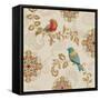 Bird Rainbow IIIA-Daphne Brissonnet-Framed Stretched Canvas