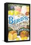 Bird's, Custard Blancmange, UK, 1920-null-Framed Stretched Canvas