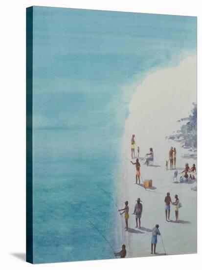 Bird's-Eye Beach, 2000-Lincoln Seligman-Stretched Canvas