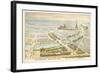 Bird's Eye View, Exposition Universelle 1900, Paris-null-Framed Giclee Print