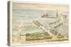 Bird's Eye View, Exposition Universelle 1900, Paris-null-Stretched Canvas