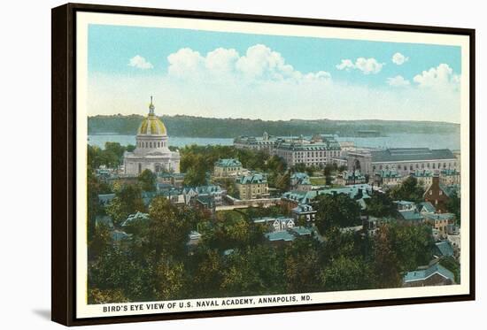 Bird's Eye View of Annapolis, Maryland-null-Framed Stretched Canvas