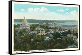 Bird's Eye View of Annapolis, Maryland-null-Framed Stretched Canvas