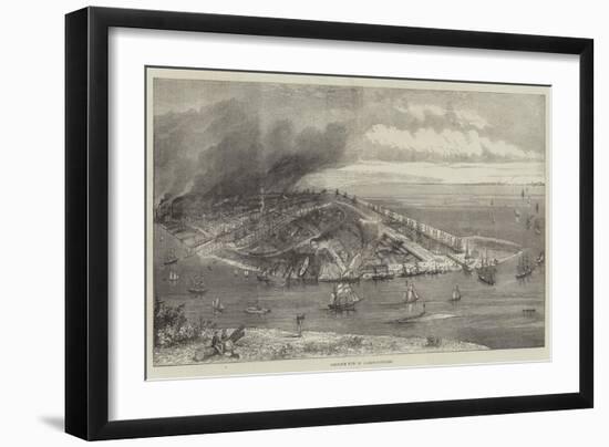 Bird'S-Eye View of Barrow-In-Furness-null-Framed Giclee Print