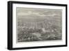 Bird's-Eye View of Berlin-null-Framed Giclee Print