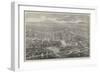Bird's-Eye View of Berlin-null-Framed Giclee Print