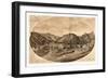 Bird's Eye View of Black Hawk Point-null-Framed Premium Giclee Print