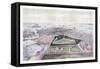 Bird's Eye View of Boston Drawn from Nature and on Stone, Circa 1850, USA, America-John Bachmann-Framed Stretched Canvas