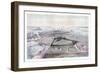 Bird's Eye View of Boston Drawn from Nature and on Stone, Circa 1850, USA, America-John Bachmann-Framed Giclee Print