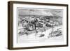 Bird's-Eye View of Buffalo, New York, on Lake Erie and the Niagara River-null-Framed Art Print