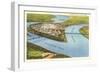 Bird's Eye View of Cairo, Illinois-null-Framed Art Print