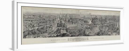 Bird's-Eye View of Cambridge, 1894-Henry William Brewer-Framed Premium Giclee Print