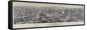 Bird's-Eye View of Cambridge, 1894-Henry William Brewer-Framed Stretched Canvas