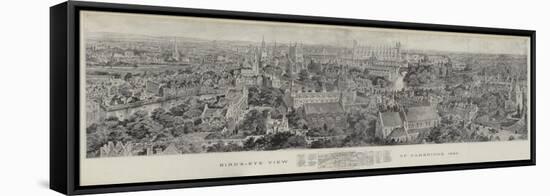 Bird's-Eye View of Cambridge, 1894-Henry William Brewer-Framed Stretched Canvas