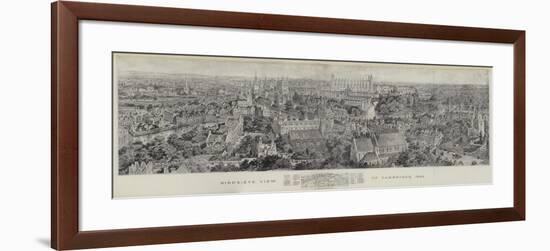 Bird's-Eye View of Cambridge, 1894-Henry William Brewer-Framed Giclee Print