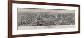 Bird's-Eye View of Cambridge, 1894-Henry William Brewer-Framed Giclee Print