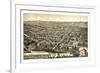 Bird's Eye View of Cheney, Wash. Ter., County Seat of Spokane County. 1884, USA, America-null-Framed Giclee Print